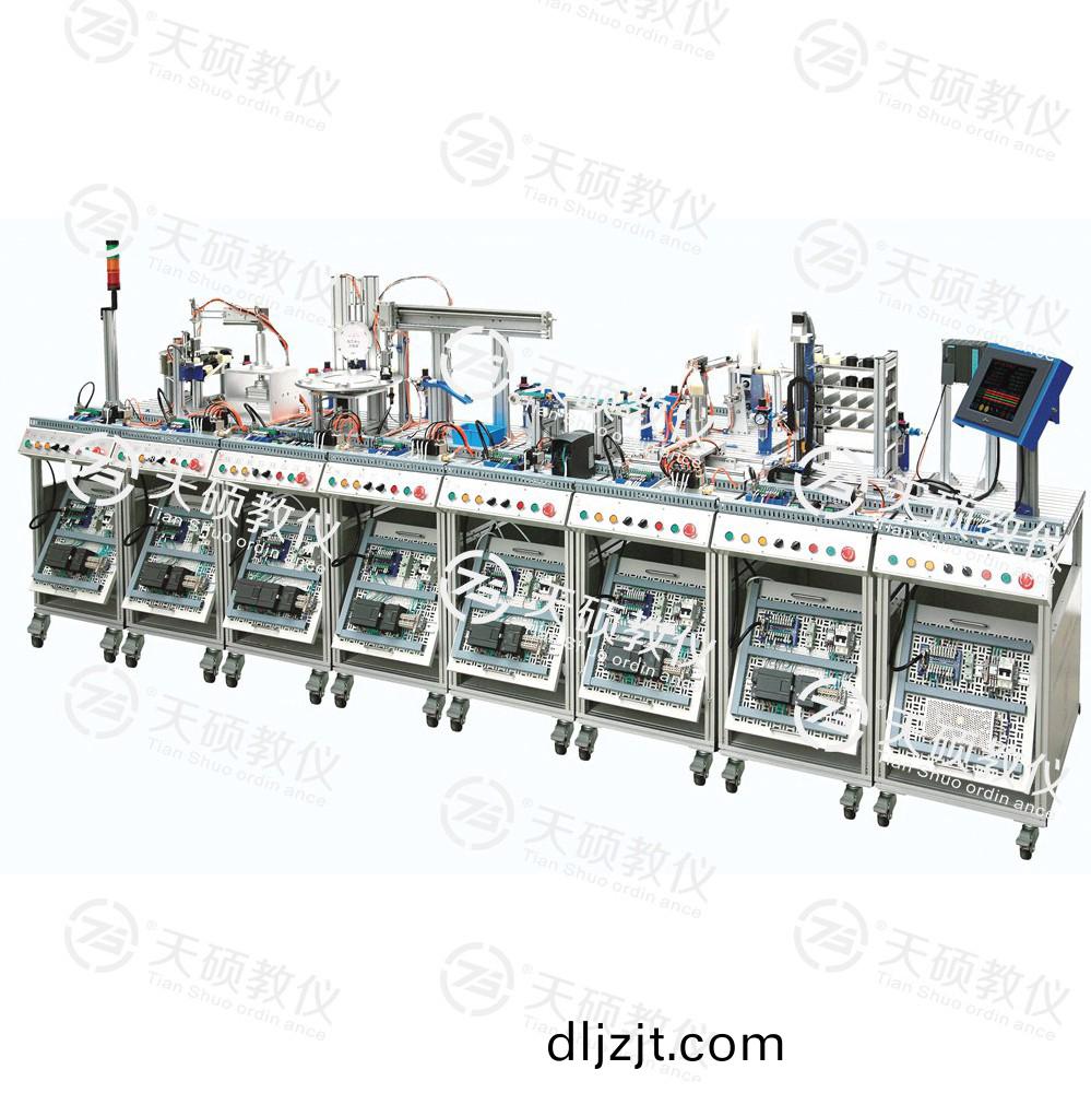 TSEMRX-3型(xing) MES網(wang)絡(luo)型糢(mo)塊(kuai)式柔性(xing)自(zi)動(dong)化生(sheng)産線實(shi)訓(xun)係(xi)統(tong)（八(ba)站）